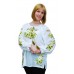Embroidered blouse "White Lilly Mood"
